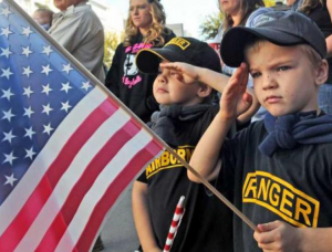 Vacaville Veterans Hall Flag Salute