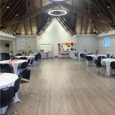Welcome baby shower sign at the Vacaville Veterans Hall